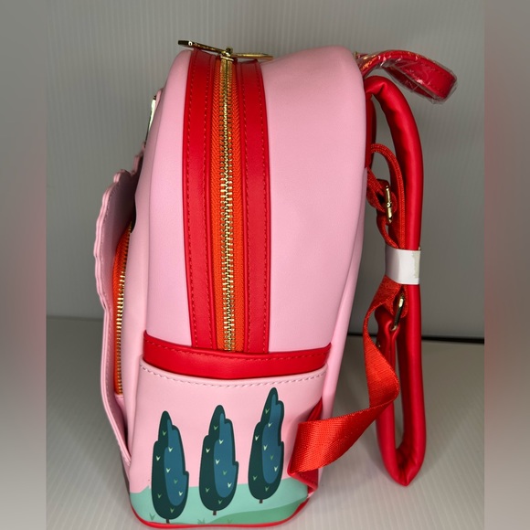 Loungefly Disney Alice in Wonderland Red Roses Backpack and Wristlet Bundle - Picture 3 of 12